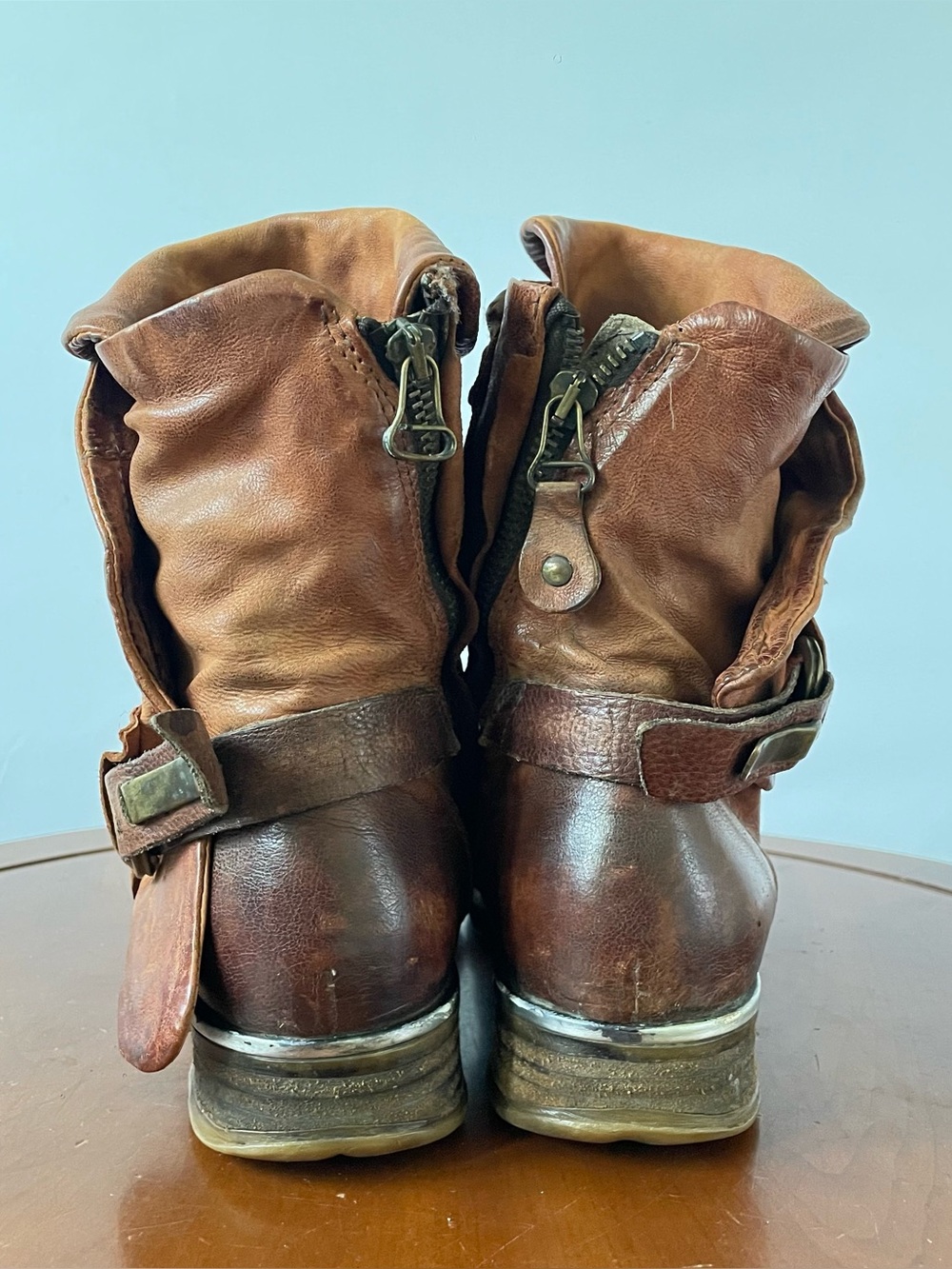 A.S. 98 Emerson women's brown leather biker boots | EU 40 - Picture 4 of 9
